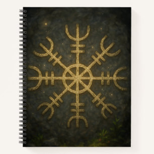 Runestone AEgishjálmur - Ancient Norse Protection Notizblock
