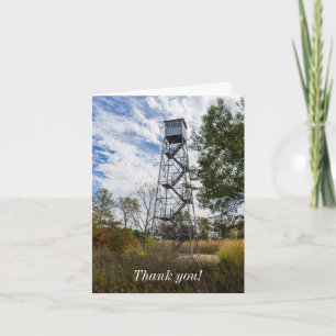 Runge Fire Tower Danke Karte