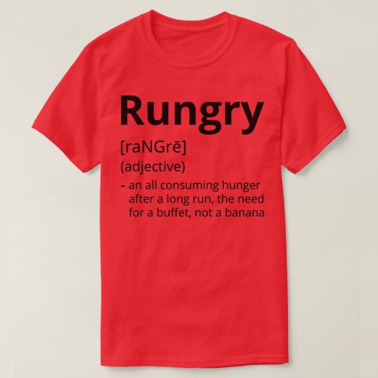 Rungry Definition 3 T-Shirt (Design vorne)