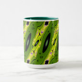 Runic Abstract Design mit Schutz in Liebe Tasse (Zentrum)