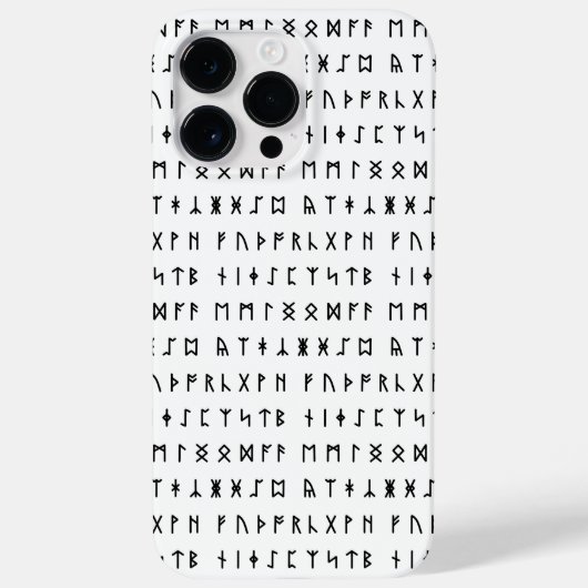 Runic Alphabet [Futhorc] Case-Mate iPhone Hülle (Rückseite)