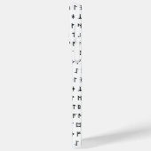 Runic Alphabet [Futhorc] Case-Mate iPhone Hülle (Rückseite / Links)