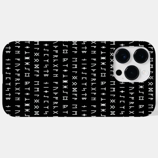 Runic Alphabet [Futhorc] Case-Mate iPhone Hülle (Rückseite (Horizontal))