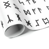 Runic Alphabet [Futhorc] Geschenkpapier (Rolleneckpunkt)