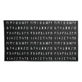 Runic Alphabet [Futhorc] Kissenbezug (Rückseite-Rechts)