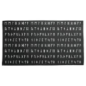 Runic Alphabet [Futhorc] Kissenbezug (Vorderseite-Rechts)