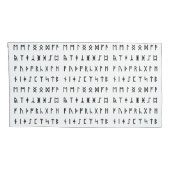 Runic Alphabet [Futhorc] Kissenbezug (Rückseite-Rechts)