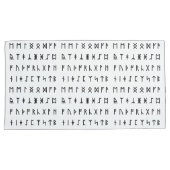 Runic Alphabet [Futhorc] Kissenbezug (Vorderseite-Rechts)