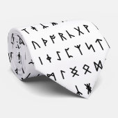 Runic Alphabet [Futhorc] Krawatte (Gerollt)
