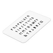 Runic Alphabet [Futhorc] Magnet (Linke Seite)