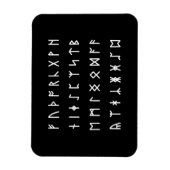Runic Alphabet [Futhorc] Magnet (Vertikal)