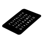 Runic Alphabet [Futhorc] Magnet (Linke Seite)