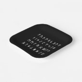 Runic Alphabet [Futhorc] Pappteller (Gewinkelt)