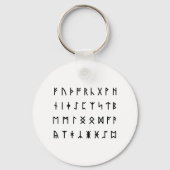 Runic Alphabet [Futhorc] Schlüsselanhänger (Vorderseite)