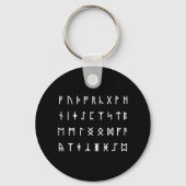 Runic Alphabet [Futhorc] Schlüsselanhänger (Vorderseite)