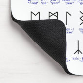 Runic Alphabet Mousepad (Ecke)
