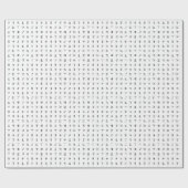 Runic Symbol White Wrapping Paper Geschenkpapier (Flach)