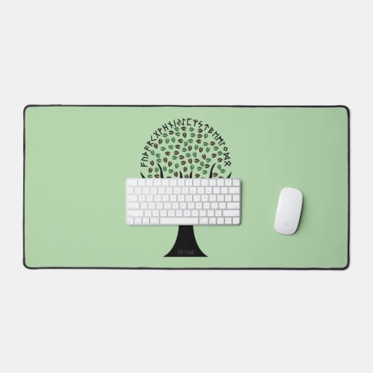 Runic Tree Desk Mat Schreibtischunterlage (Tastatur & Maus)