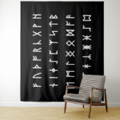 Runisches Alphabet [Futhorc] Wandteppich (Beispiel)