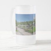 Runkel an der Lahn Mattglas Bierglas (Vorderseite Links)