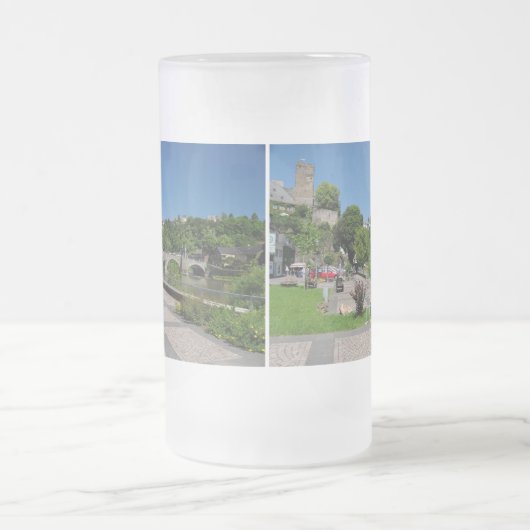 Runkel an der Lahn Mattglas Bierglas (Mittel)