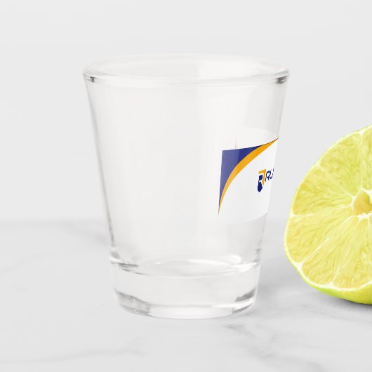 Runkel aus Bailey-Schussglas Schnapsglas (Links)