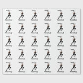Runner Athlete Sports Geschenkpapier (Flach)