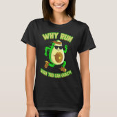 Runner Avocado  for Jogger Vegan Marathon T-Shirt (Vorderseite)