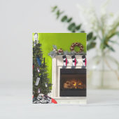 Runner-Baum Postkarte (Stehend Vorderseite)