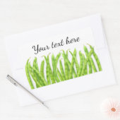 Runner Bohnen Rechteckiger Aufkleber (Umschlag)