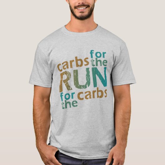 Runner Carbon for the RUN * RUN für die Carbs T-Shirt (Vorderseite)