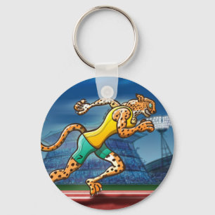 Runner Cheetah Schlüsselanhänger