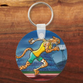 Runner Cheetah Schlüsselanhänger (Vorderseite)