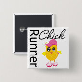 Runner Chick Button (Vorne & Hinten)