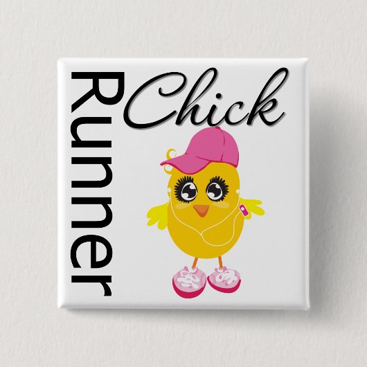 Runner Chick Button (Vorderseite)