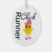 Runner Chick Keramik Ornament (Rechts)