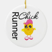 Runner Chick Keramik Ornament (Hinten)