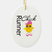 Runner Chick Keramik Ornament (Hinten)