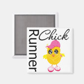 Runner Chick Magnet (Vorderseite/Rückseite)
