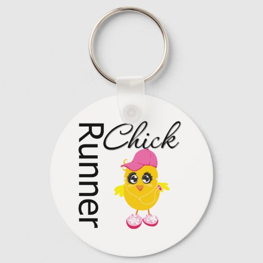 Runner Chick Schlüsselanhänger (Vorderseite)