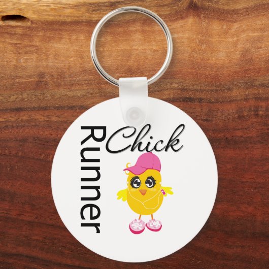 Runner Chick Schlüsselanhänger (Vorderseite)