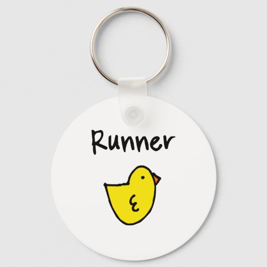 Runner Chick Schlüsselanhänger (Vorderseite)