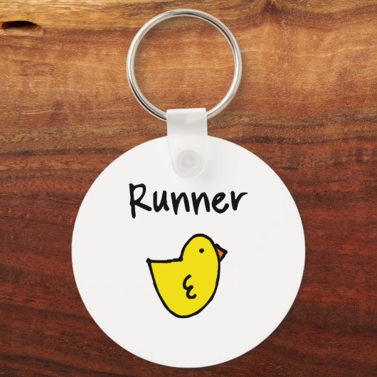 Runner Chick Schlüsselanhänger (Vorderseite)