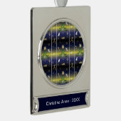 Runner Christmas Tree - Mädchen laufen Banner-Ornament Silber (Rechts)