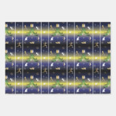 Runner Christmas Tree - Mädchen laufen Geschenkpapier Set (Vorderseite 3)