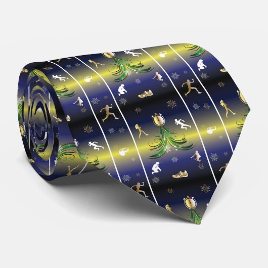 Runner Christmas Tree - Mädchen laufen Krawatte (Gerollt)