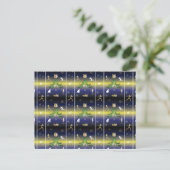 Runner Christmas Tree - Mädchen laufen Postkarte (Stehend Vorderseite)
