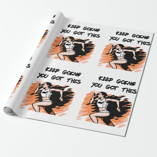 Runner Cross Country Geschenkpapier (Ungerollt)