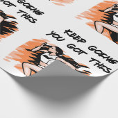 Runner Cross Country Geschenkpapier (Ecke)