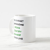 Runner Cross Country, phantastisch Kaffeetasse (Vorderseite Links)